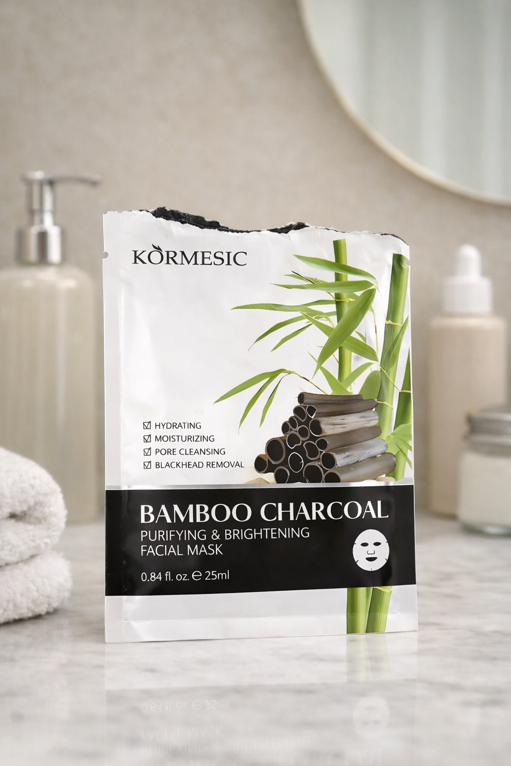 Bamboo Charcoal Purifying Facial mask