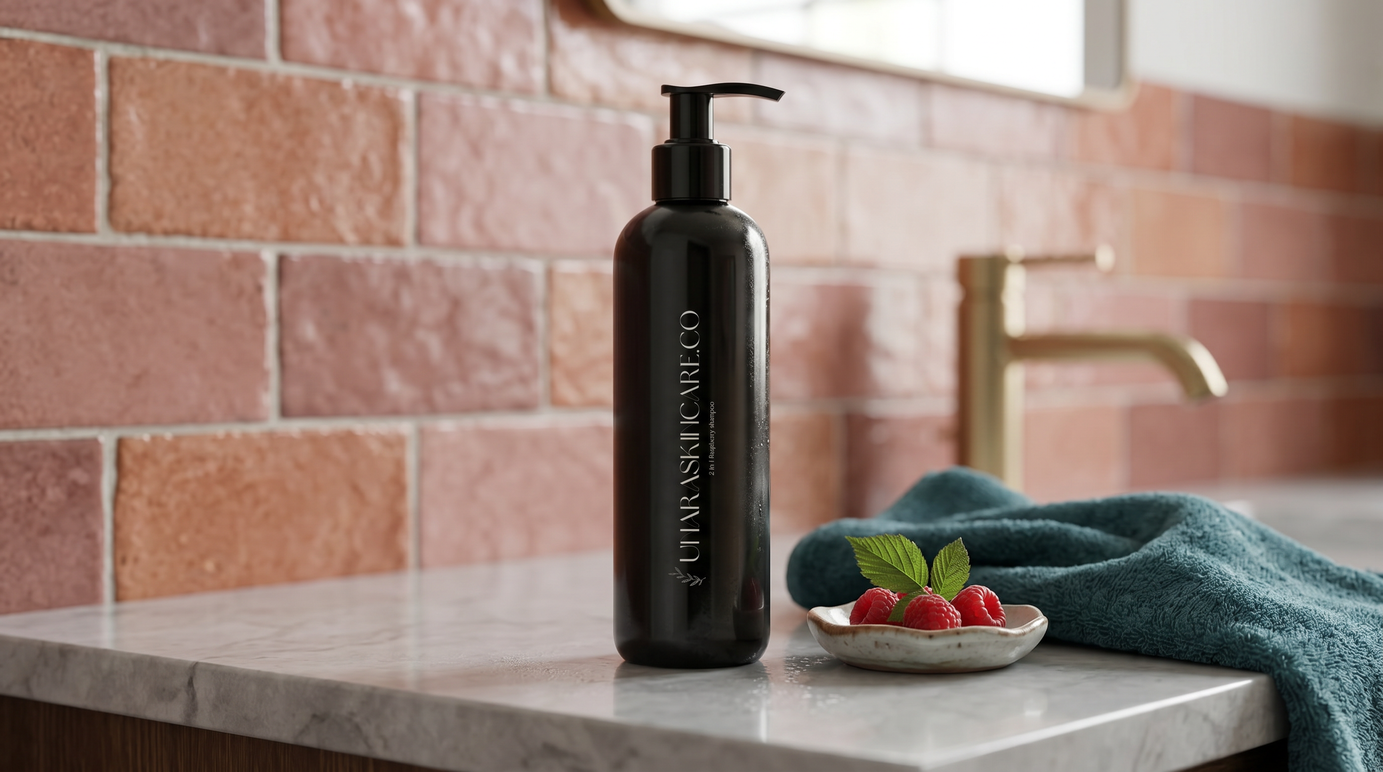 Anti-Dandruff 2 in 1 Raspberry shampoo
