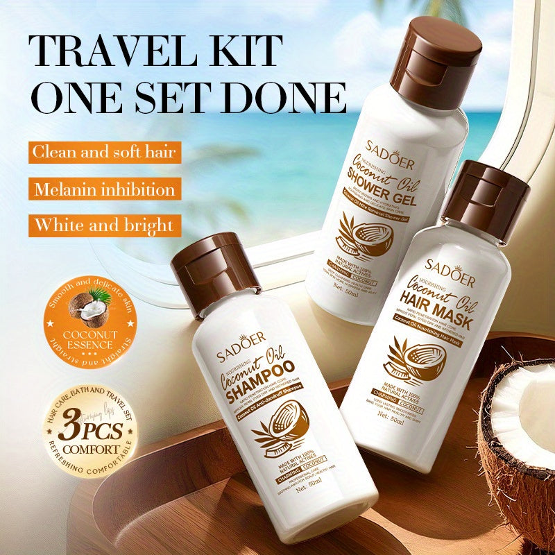 Coconut Oil self-care set