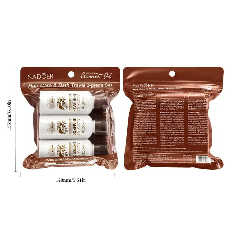 Coconut Oil self-care set