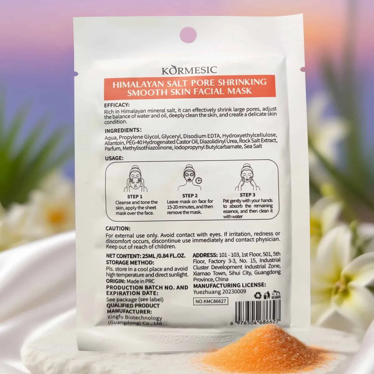 Pore refining facial mask_Himalayan salt